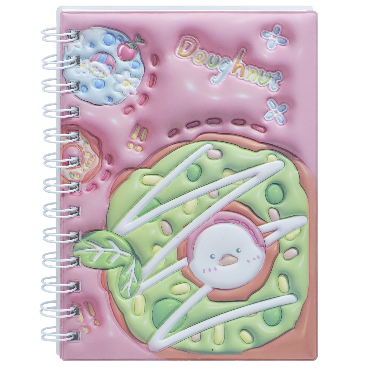 Gift To Love | Spiral Bound Notebook Diary Doughnut Emboss Print | Size : B6 | Code : 5826-14