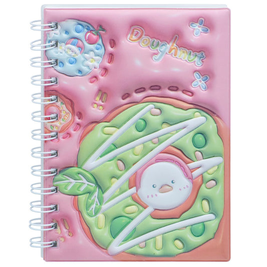 Gift To Love | Spiral Bound Notebook Diary Doughnut Emboss Print | Size : B6 | Code : 5826-14