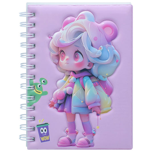 Gift To Love | Spiral Bound Notebook Diary Emboss Print | Size : B6 | Code : 5826-6