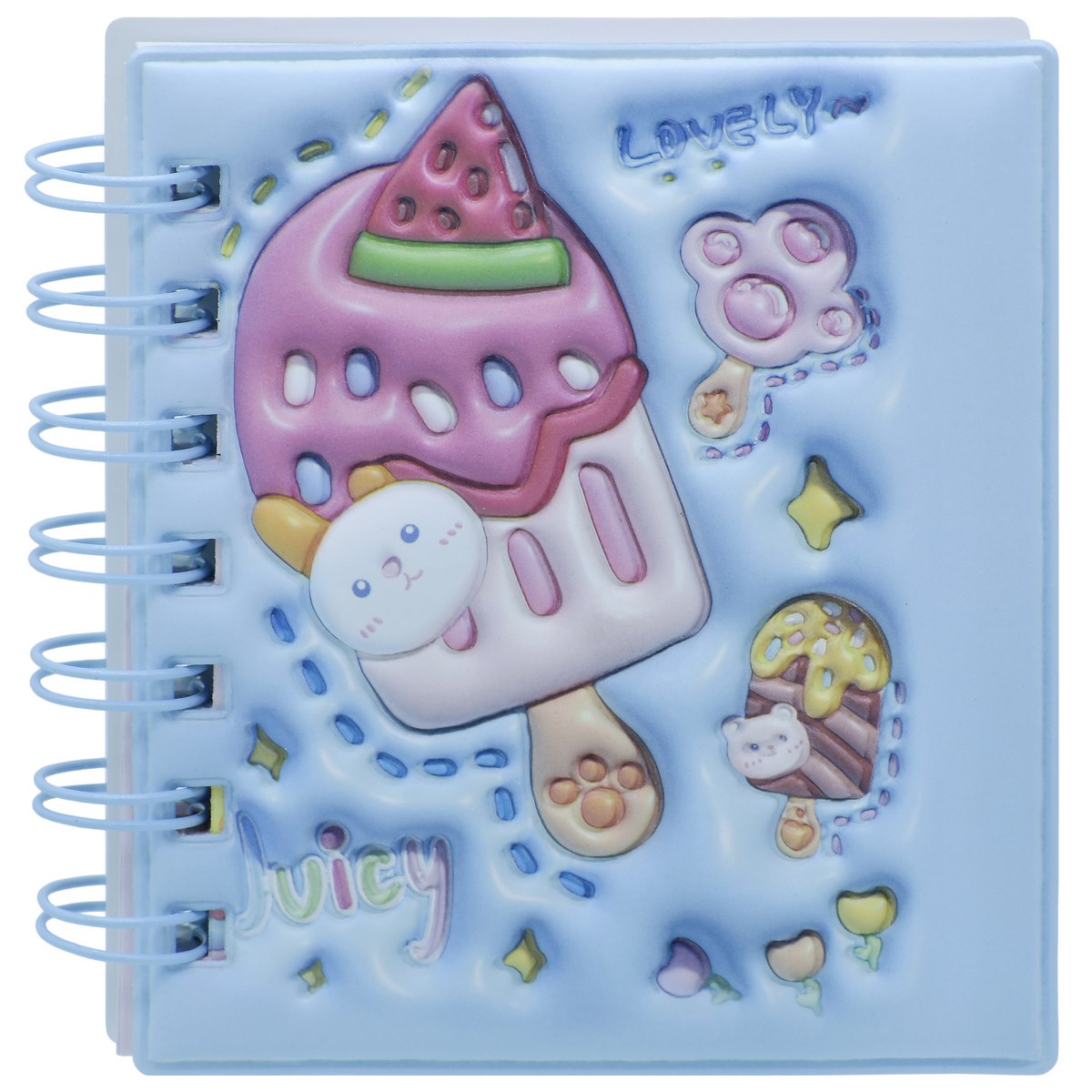 Gift To Love | Spiral Bound Notebook Diary Lovely Emboss Print | Size : A7 | Code : 5828-14