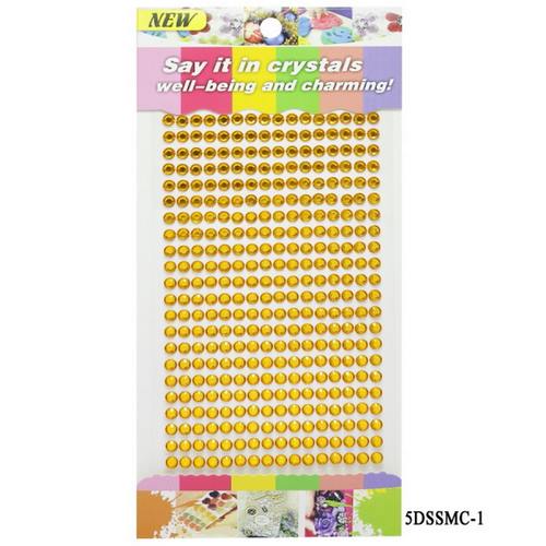 Gift To Love | Sticker Diamond 5mm 01 Gold | Code : 5DSSMC-1