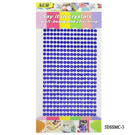 Gift To Love | Sticker Diamond | Color : Light Blue | Size : 5 Mm | Code : 5DSSMC-3