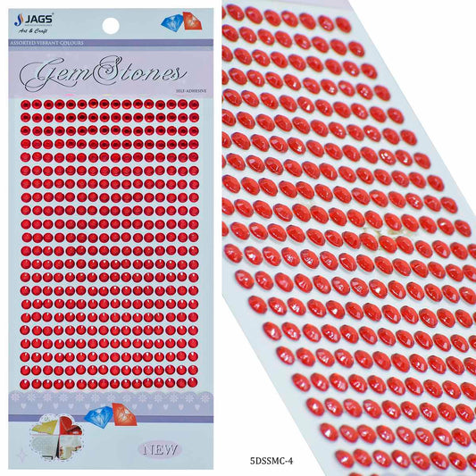 Gift To Love | Sticker Diamond | Color : Red | Size : 5 Mm | Code : 5DSSMC-4