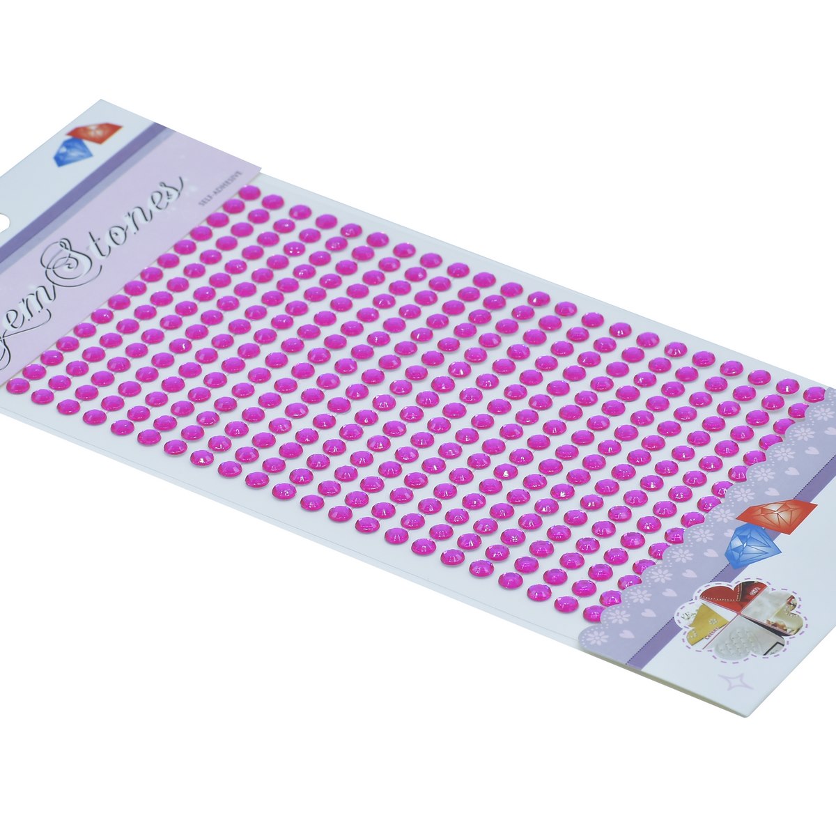 Gift To Love | Sticker Diamond | Color : Rani | Size : 5 Mm | Code : 5DSSMC-5