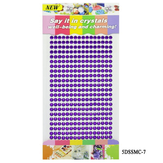 Gift To Love | Sticker Diamond | Color : Purple | Size : 5 Mm | Code : 5DSSMC-7