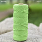 Gift To Love | Macrame Cotton Thread | Color : Light Green | Size : 5 Mm X 50 M | Code : 5MM7511