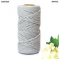 Gift To Love | Macrame Cotton Thread | Color : Gray | Size : 5 Mm X 50 M | Code : 5MM752