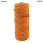 Gift To Love | Macrame Cotton Thread | Color : Dark Orange | Size : 5 Mm X 50 M | Code : 5MM7520
