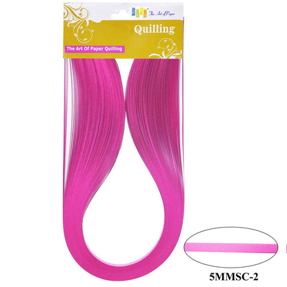 Gift To Love | Quilling Strip | Color : Rani Pink | Size : 5 Mm | Code : 5MMSC-02
