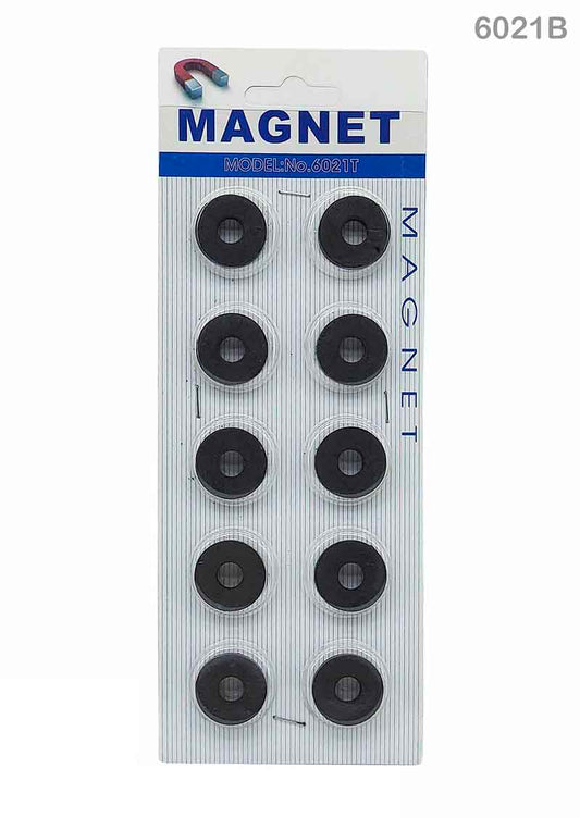 Gift To Love | Hole Magnet | Color : Black | Size : Big | Pcs : 10 Pcs | Code : 6021B