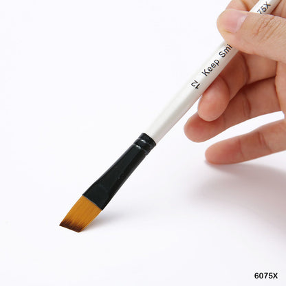 Gift To Love | Paint Brush White Handle | Pcs : 12 Pcs | Code : 6075X