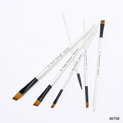 Gift To Love | Paint Brush White Handle | Pcs : 12 Pcs | Code : 6075X