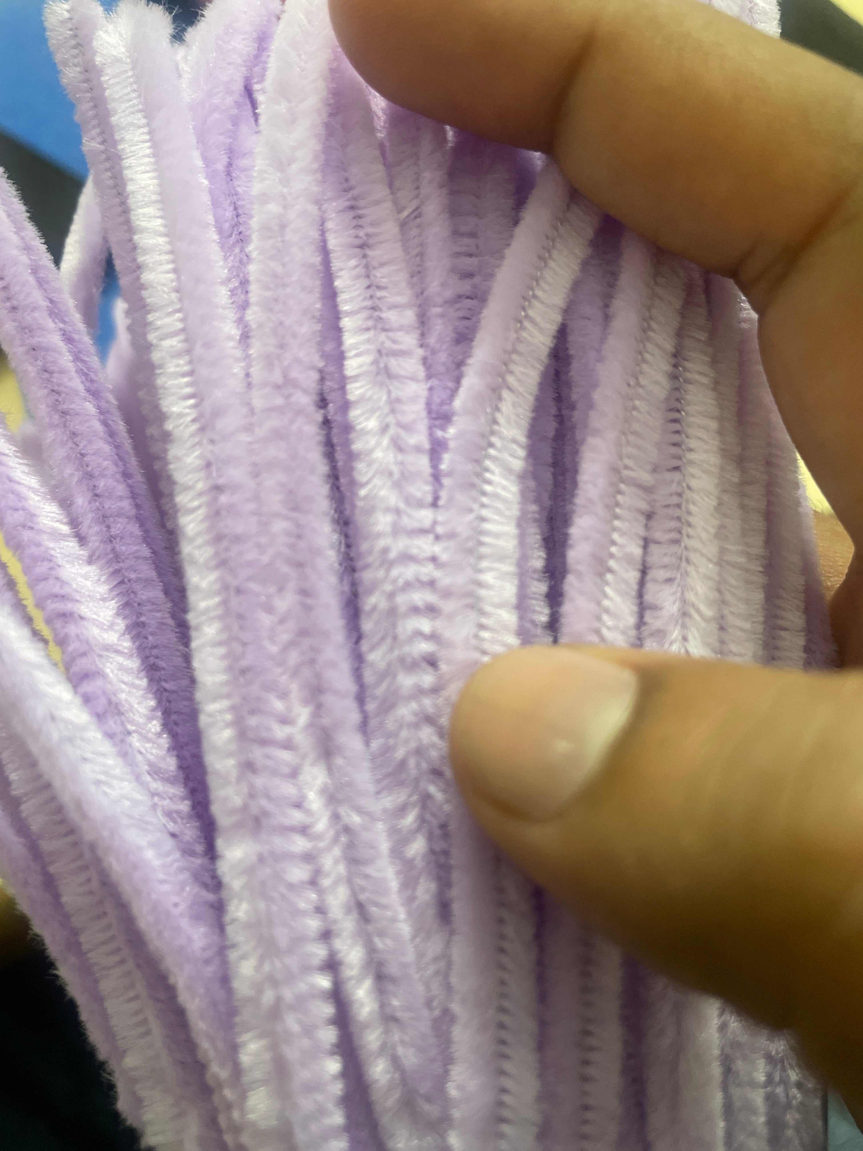Pipe Cleaner Plain 100 Pcs in 1 Pkt (Baby Purple)