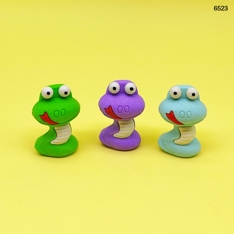 6523 Snake Eraser 36Pcs-Gift To Love-Art & Craft