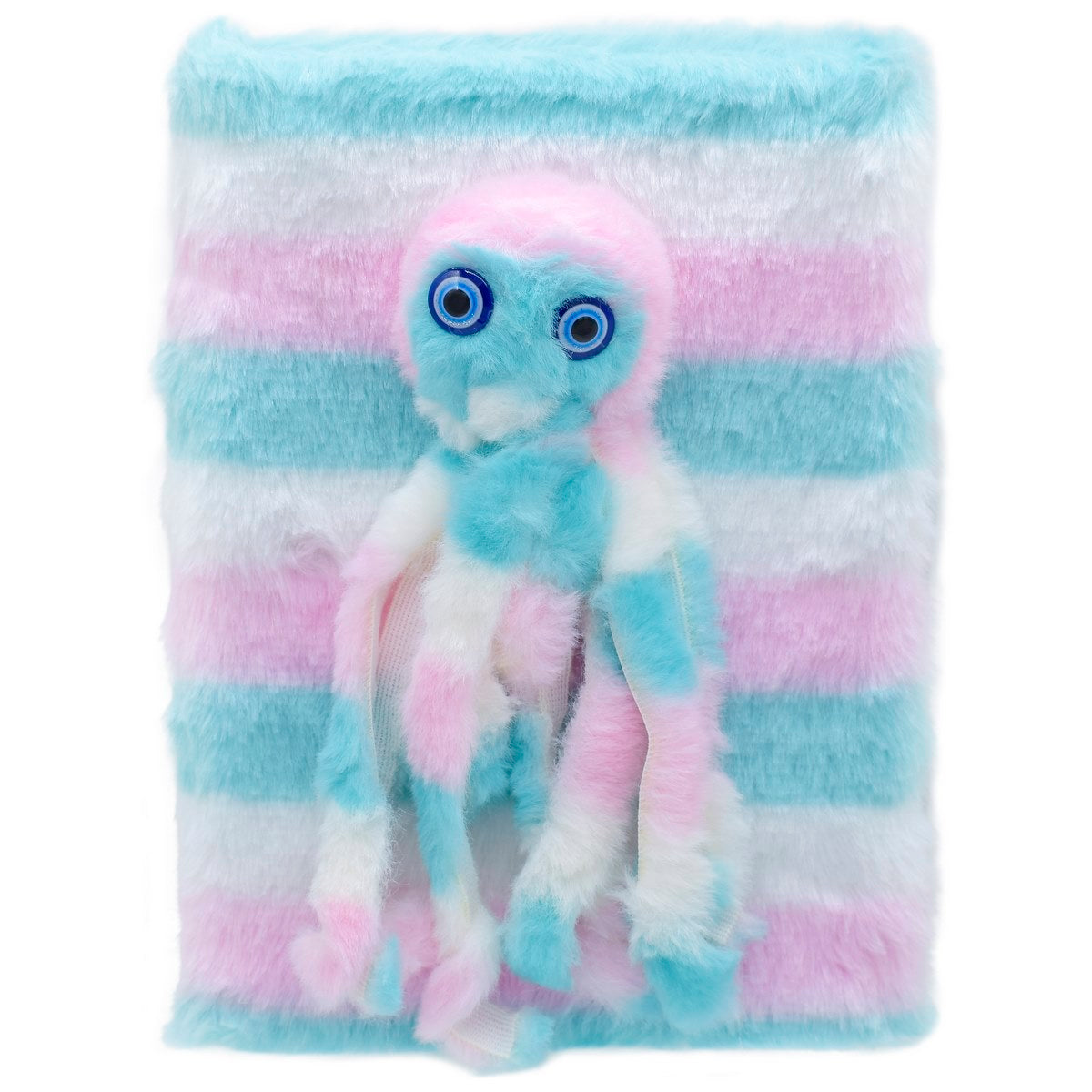 Gift To Love | Notebook Fancy Fur Cover With Soft Toys | Size : A5 | Code : 654-6