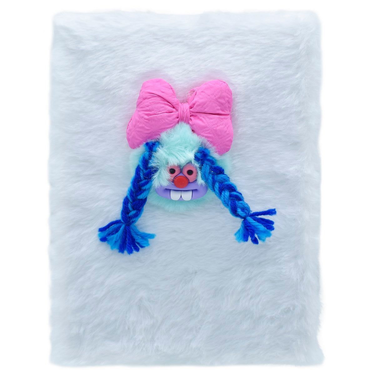 Gift To Love | Notebook Fancy Fur Cover With Soft Toys | Size : A5 | Code : 654-7