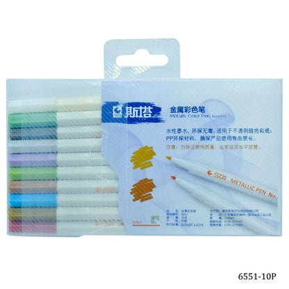 Gift To Love | Metallic Color Pen | Code : 6551-10P