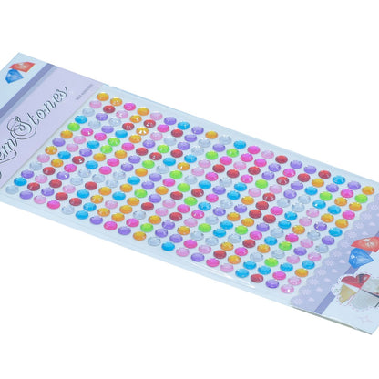Gift To Love | Sticker Diamond | Color : Multi Colour | Size : 6 Mm | Code : 6DSSMC-M