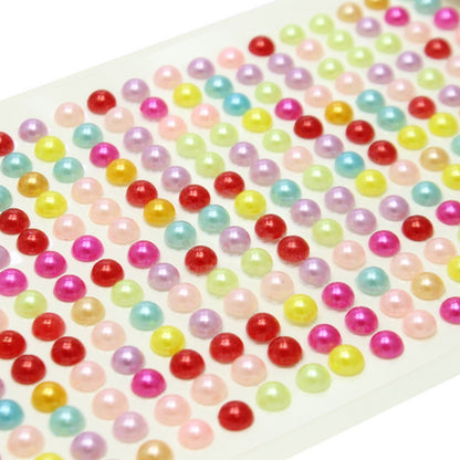 Gift To Love | Sticker Pearl | Color : Multi Colour | Pcs : 6 Pcs | Code : 6DSSPMC