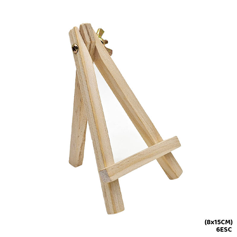 Gift To Love | Wooden Easel 6 With Screw | Size : 8 X 15 Cm | Code : 6ESC