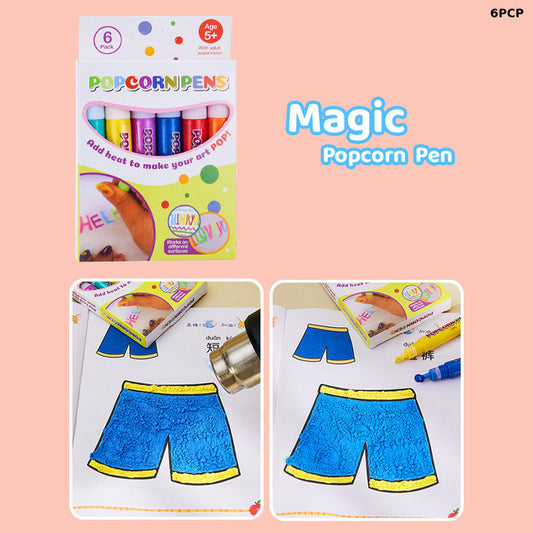 Gift To Love | Popcorn Pen | Pcs : 6 Pcs Set | Code : 6PCP