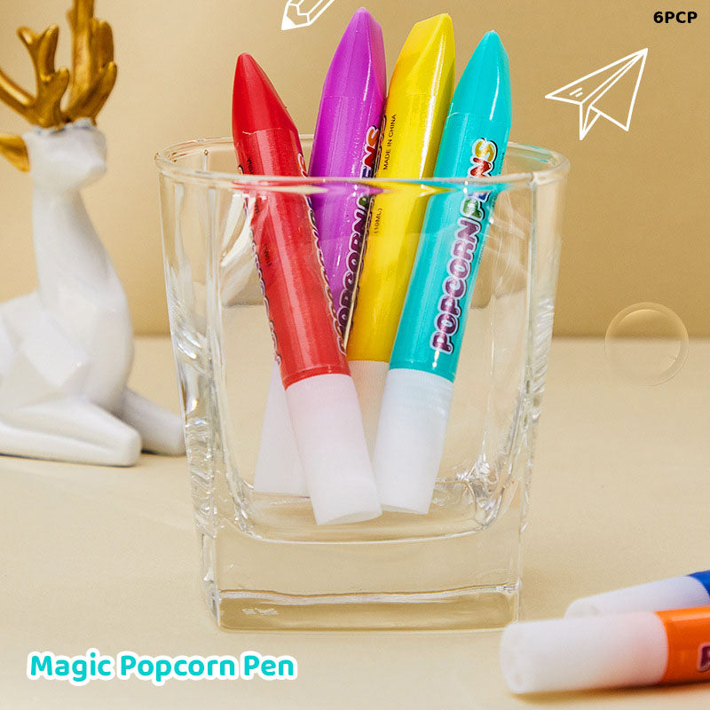 Popcorn Pen 6 Pcs set