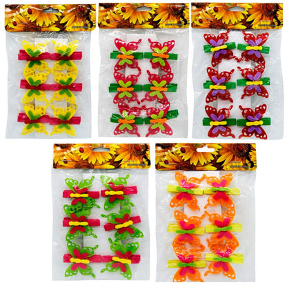 Gift To Love | Craft Wooden Clip Set Butterfly | Pcs : 6 Pcs | Code : 6PWCB