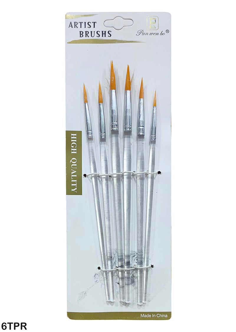 Gift To Love | Paint Brush Round | Pcs : 6 Pcs | Code : 6TPR