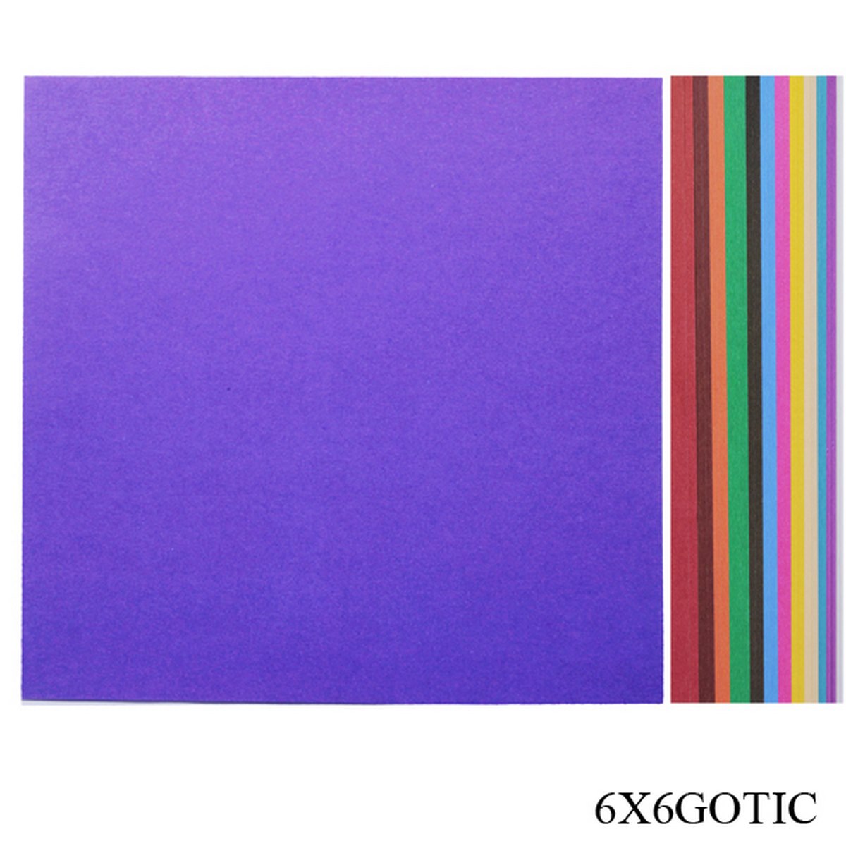 Gift To Love | Paper Origami | Size : 6 X 6 | Pcs : 24 Sheets | Code : 6X6GOTIC