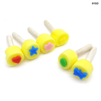 Gift To Love | Design Foam Brush | Pcs : 6 Pcs | Code : 6YSD