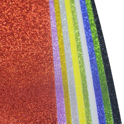 Gift To Love | A3 Glitter Foam Sheet With Sticker | Color : Multi | Pcs : 10 Sheets | Code : 71815-A3