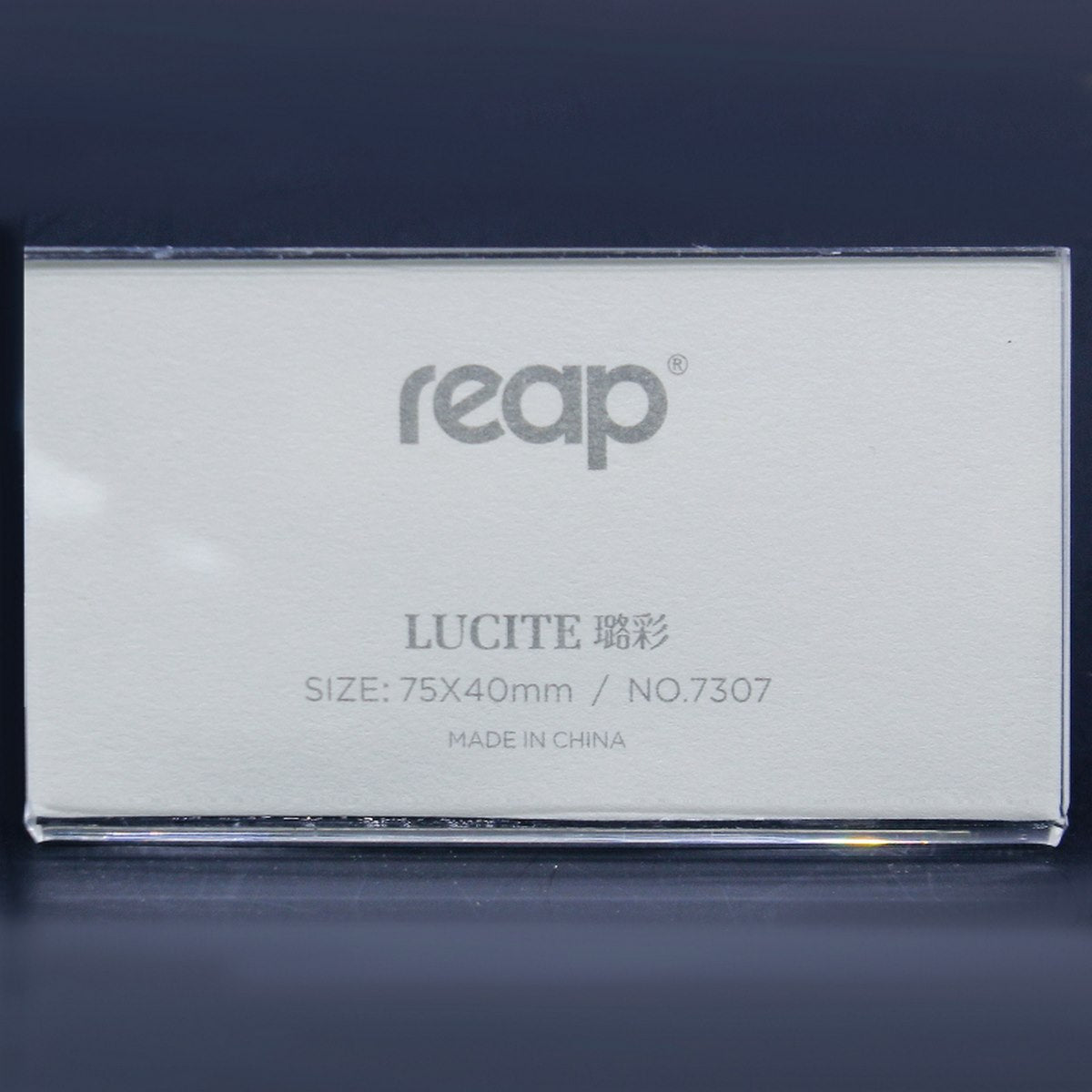 Gift To Love | Name Badges Acrylic With Pin | Size : 75 X 40 Mm | Code : 7307