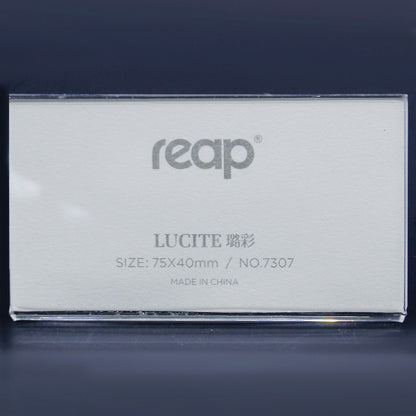 Gift To Love | Name Badges Acrylic With Pin | Size : 75 X 40 Mm | Code : 7307