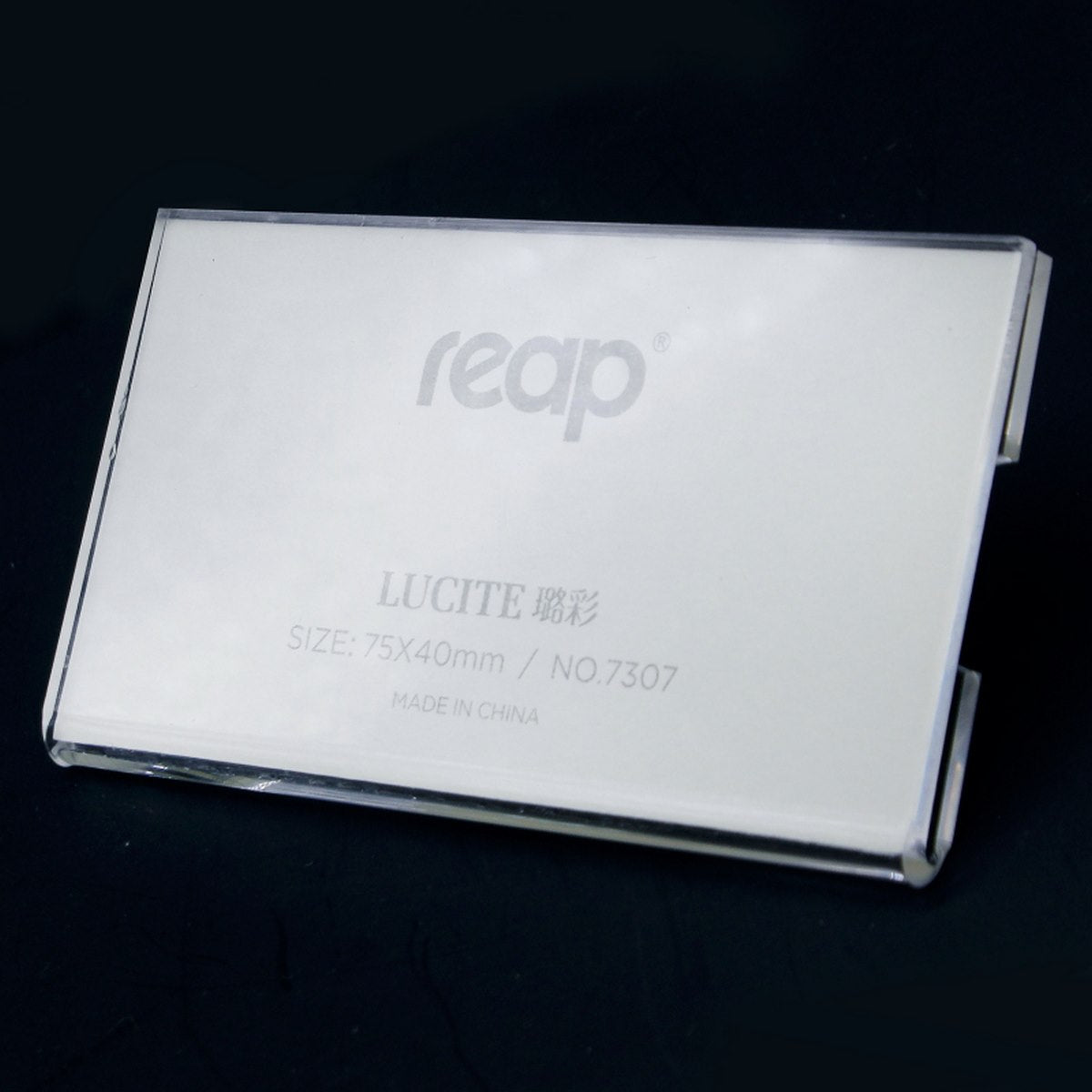 Gift To Love | Name Badges Acrylic With Pin | Size : 75 X 40 Mm | Code : 7307