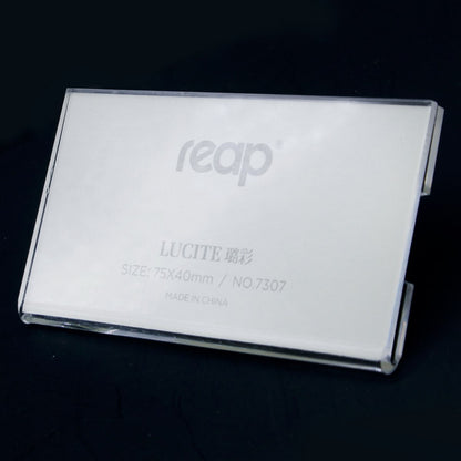 Gift To Love | Name Badges Acrylic With Pin | Size : 75 X 40 Mm | Code : 7307