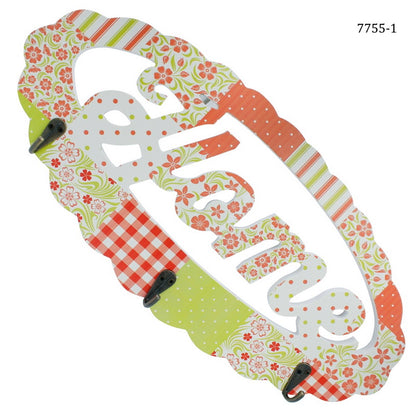 Gift To Love | Wooden Hook Printed Fancy Home Big | Code : 7755-1