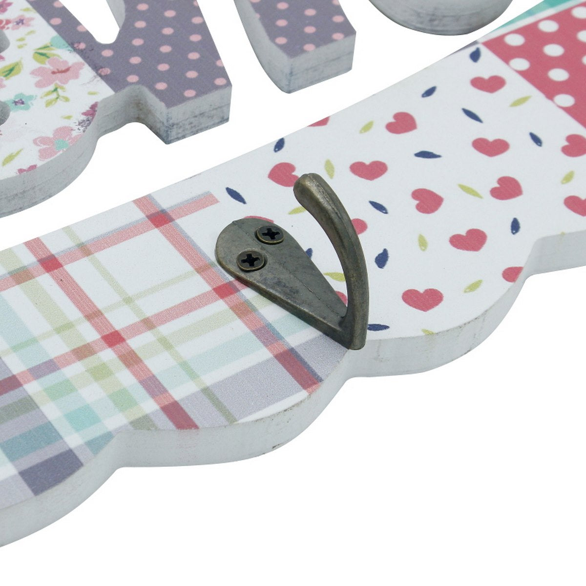 Gift To Love | Wooden Hook Printed Fancy Home Big | Code : 7755-1