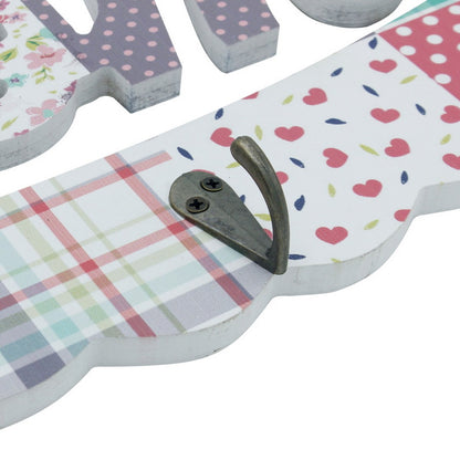 Gift To Love | Wooden Hook Printed Fancy Home Big | Code : 7755-1