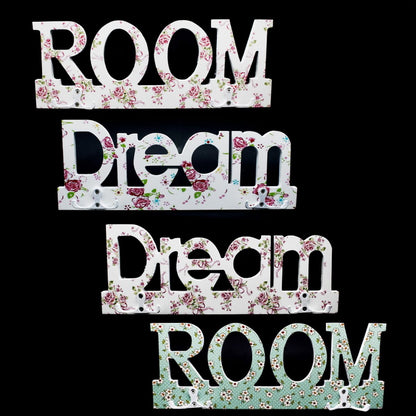 Gift To Love | Wooden Hook Printed Fancy Room & Dream | Code : 7755-2