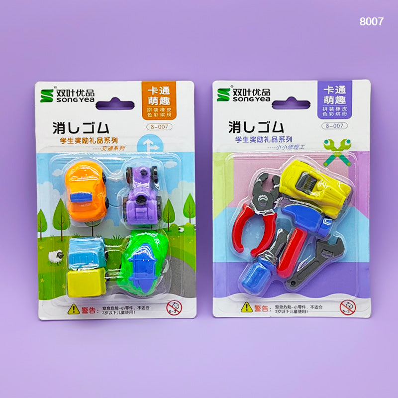 8007 Vehicle Eraser 1Pc-Gift To Love-Art & Craft