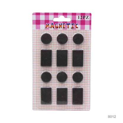 8012 MAGNET BLACK IN SHAPES 12PCS - GIFT TO LOVE