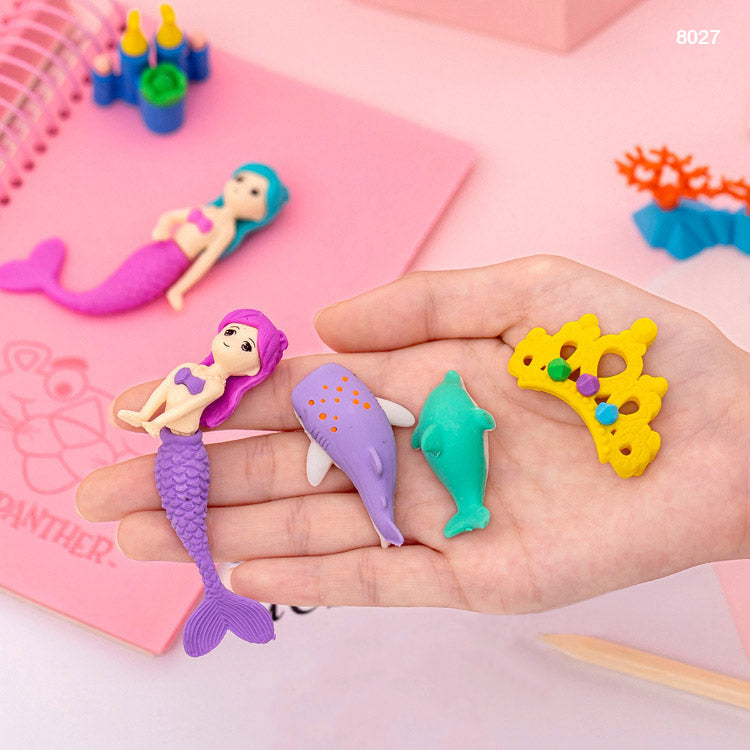 8027 Mermaid Eraser 1Pc-Gift To Love-Art & Craft