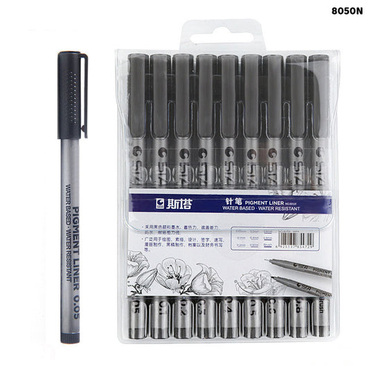 Gift To Love | Pigment Liner Pen | Pcs : 9 Pcs | Code : 8050N