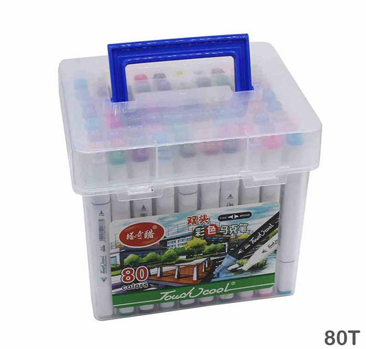 Gift To Love | Touch Cool Marker Set | Pcs : 80 Pcs | Code : 80T
