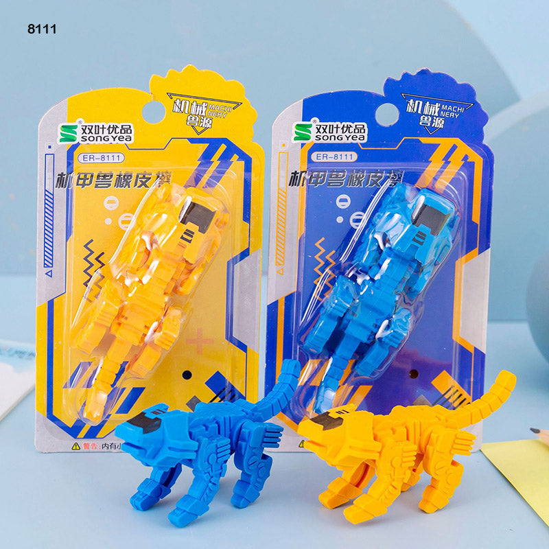 8111 ASSEMBLED ROBOT ERASER 1PC - GIFT TO LOVE