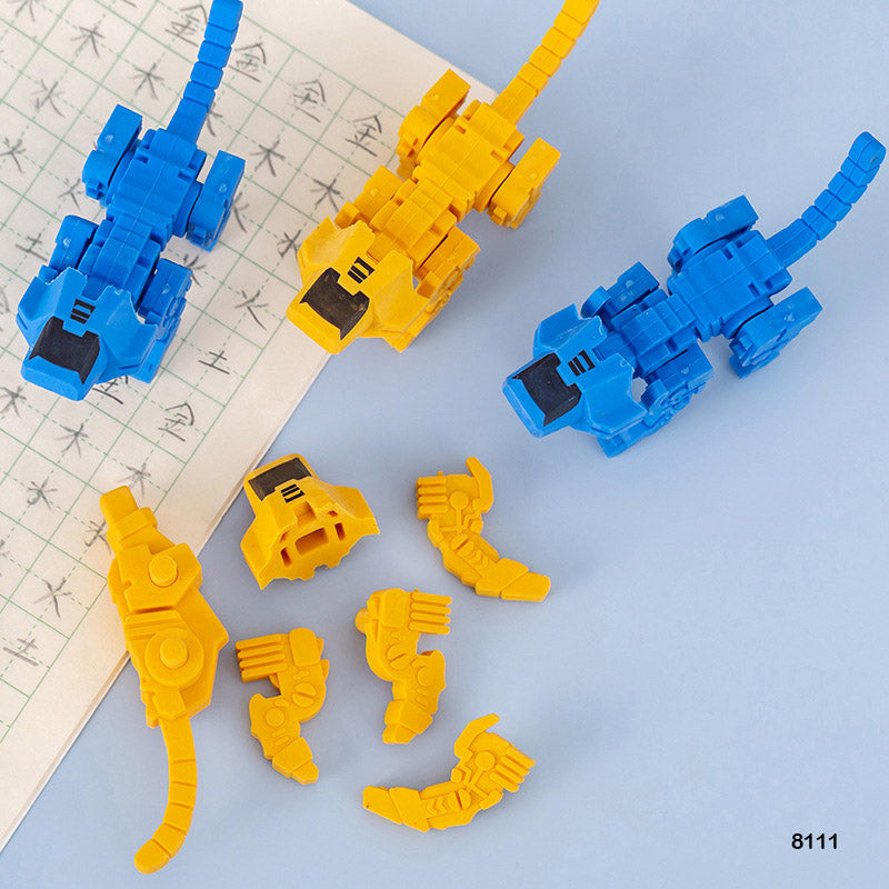 8111 Assembled Robot Eraser 1Pc