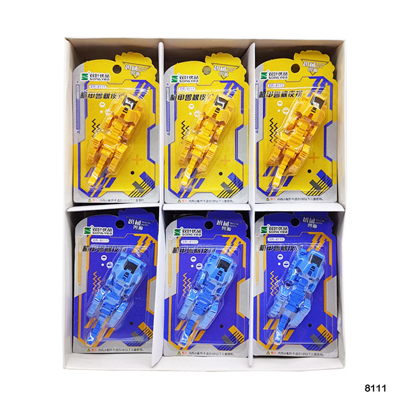 8111 Assembled Robot Eraser 1Pc