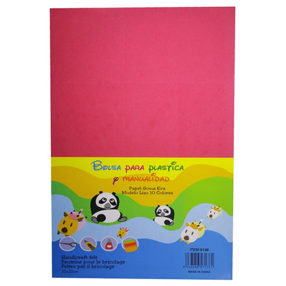 Gift To Love | A4 Foam Sheet Without Sticker | Color : Red | Pcs : Pack Of 10 Sheets | Code : 8198RD