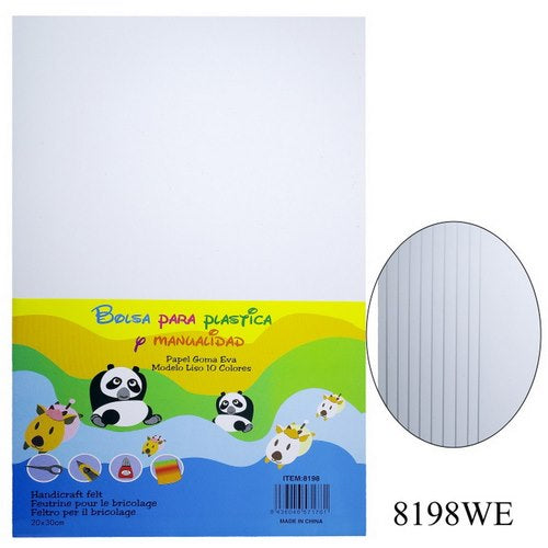 Gift To Love | A4 Foam Sheet Without Sticker Pack Of 10 Sheet White | Code : 8198WE