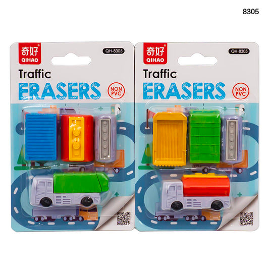Gift To Love | Unique Fancy Eraser | Color : Truck Pattern | Code : 8305
